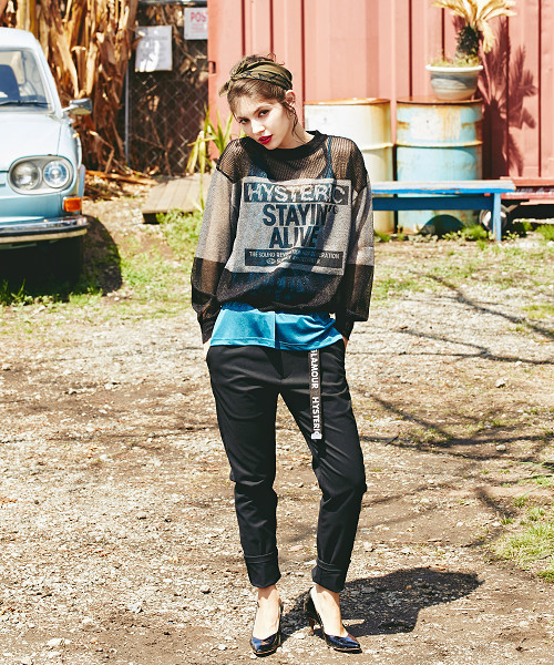 HYSTERIC GLAMOUR（ヒステリックグラマー）の「STAYIN'ALIVE プリント