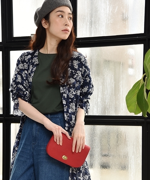 studio CLIP（スタディオクリップ）の「カラーウォレショル（ショルダーバッグ・レディース・シルバー/ブラック/イエロー/グレー系その他/レッド・FREE）」の4枚目の写真