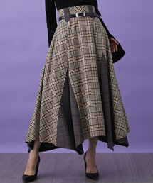 STUDIOUS | STUDIOUS HIGH コンビネーションフレアチェックスカート【先行予約】(スカート)
