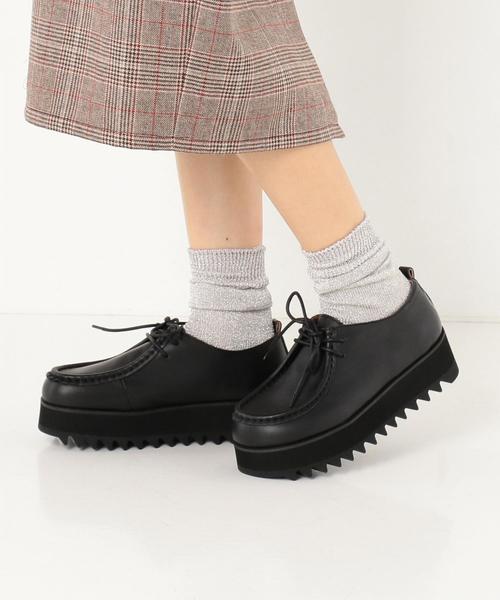 Another Edition(アナザーエディション)の「レースアップモカシン(モカシン/デッキシューズ・レディース・ブラック/その他1・SMALL/LARGE/MEDIUM)」の9枚目の写真