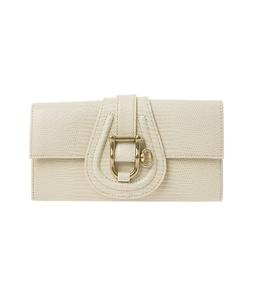 TOFF&LOADSTONE(トフアンドロードストーン)の「フラップ ロングウォレット 長財布(財布・レディース・ライトブルーグレー/スモークピンク/ブラック/アイボリー/ライム/グレー/ピンク/ベージュ/コバルトブルー/ピンク系その他/バイオレット/グレー系その他/ライトベージュ/グレー系その他2/イエロー/ダークブラウン/ライトピンク/ブルー/ライトイエロー/パープル/ブルー系/ピンク系/ライトグレー/ブルー系5/ピンク系その他2・FREE/00)」の2枚目の写真