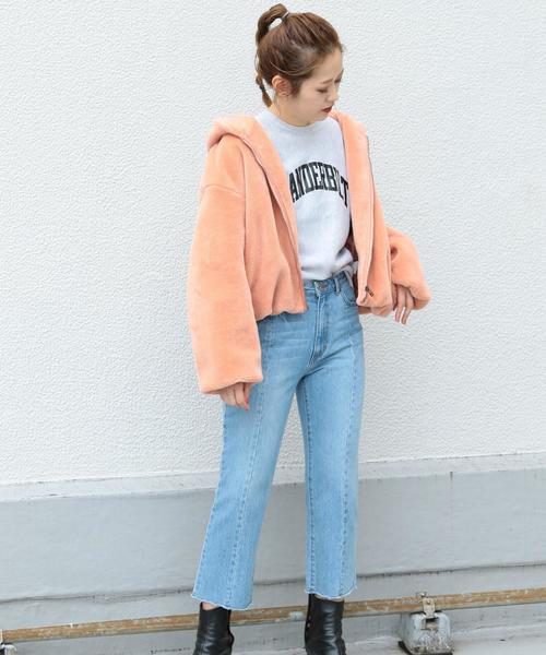 Another Edition（アナザーエディション）の「フェイクファーパーカー（その他アウター・レディース・ライラック/オレンジ/ブラック・SMALL/MEDIUM）」の14枚目の写真