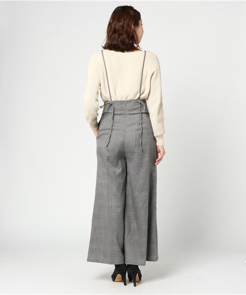 RIVE DROITE(リヴドロワ)の「グレンCHKワイドサロペット(その他パンツ・レディース・ブラウン/グレー・FREE)」の9枚目の写真