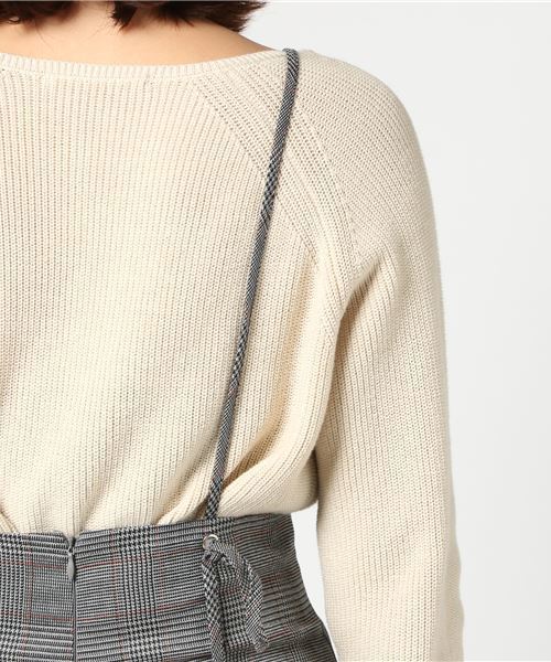 RIVE DROITE(リヴドロワ)の「グレンCHKワイドサロペット(その他パンツ・レディース・ブラウン/グレー・FREE)」の3枚目の写真