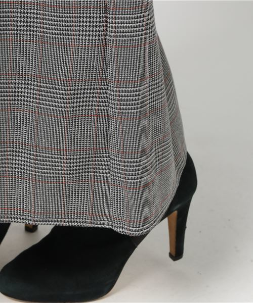 RIVE DROITE(リヴドロワ)の「グレンCHKワイドサロペット(その他パンツ・レディース・ブラウン/グレー・FREE)」の4枚目の写真