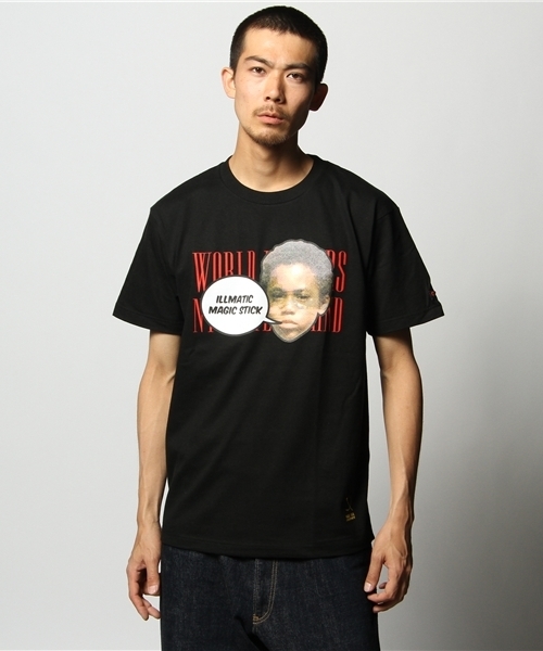 MAGIC STICK(マジックスティック)の「illmatic MAGIC STICK(Tシャツ/カットソー・メンズ・ホワイト/ブラック/ヘザ-グレー/ヘザーグレー・SMALL/MEDIUM/LARGE/X-LARGE)」の1枚目の写真