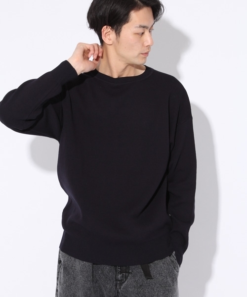 niko and...(ニコアンド)の「NミラノリブBIGプルオーバーニット(ニット/セーター・メンズ・ピンク/ブルー/グレー/ネイビー・LARGE/MEDIUM)」の1枚目の写真