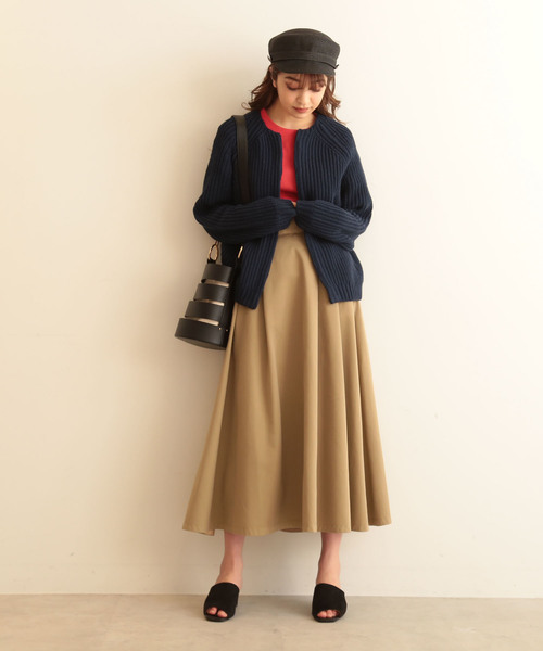 FREE'S MART（フリーズマート）の「クルーニットカーディガン（カーディガン/ボレロ・レディース・ホワイト/ネイビー/ピンク・FREE）」の22枚目の写真