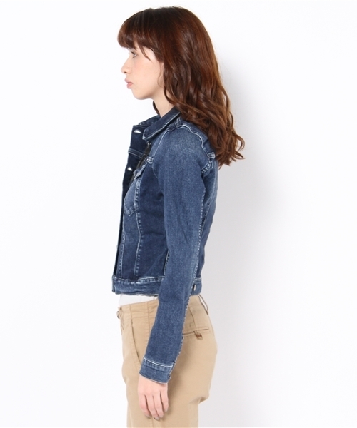 TOMMY HILFIGER(トミーヒルフィガー)の「PARIS JACKET WINTER BLUE(デニムジャケット・レディース・インディゴブルー・SMALL/MEDIUM/LARGE)」の9枚目の写真