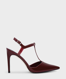 ティーバーポインテッドヒール / T-BAR POINTED HEELS