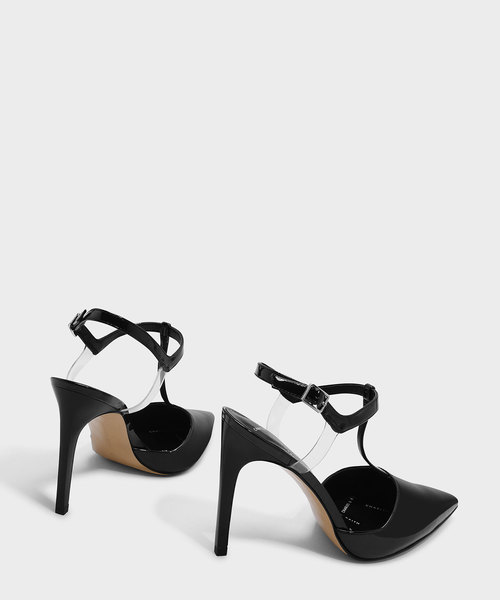 CHARLES & KEITH(チャールズ & キース)の「ティーバーポインテッドヒール / T-BAR POINTED HEELS(パンプス・レディース・オフホワイト/ブラック/レッド・24.5cm/22.5cm/23.5cm/23cm/25.5cm/25cm)」の6枚目の写真