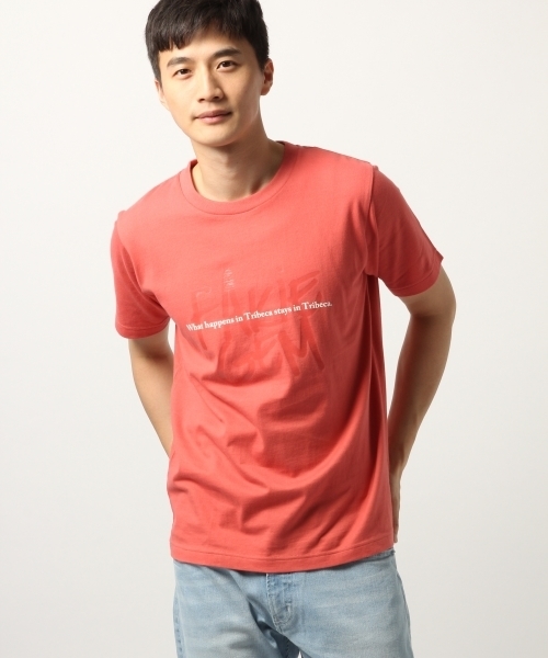 GLOBAL WORK（グローバルワーク）の「NEW YORKプリントTEE/785647（Tシャツ/カットソー・メンズ・ホワイト/ブラック/グリーン/クリアレッド/ネイビー/その他1・SMALL/MEDIUM/LARGE/X-LARGE）」の5枚目の写真