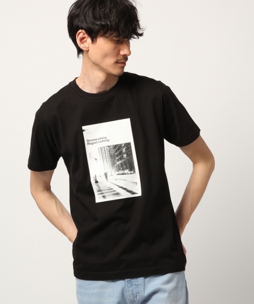 GLOBAL WORK（グローバルワーク）の「NEW YORKプリントTEE/785647（Tシャツ/カットソー・メンズ・ホワイト/ブラック/グリーン/クリアレッド/ネイビー/その他1・SMALL/MEDIUM/LARGE/X-LARGE）」の3枚目の写真