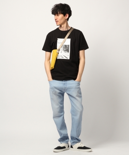 GLOBAL WORK（グローバルワーク）の「NEW YORKプリントTEE/785647（Tシャツ/カットソー・メンズ・ホワイト/ブラック/グリーン/クリアレッド/ネイビー/その他1・SMALL/MEDIUM/LARGE/X-LARGE）」の7枚目の写真