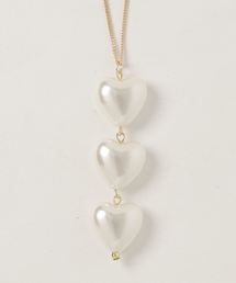 natural couture | ぷっくりスリーハートネックレス(ネックレス)