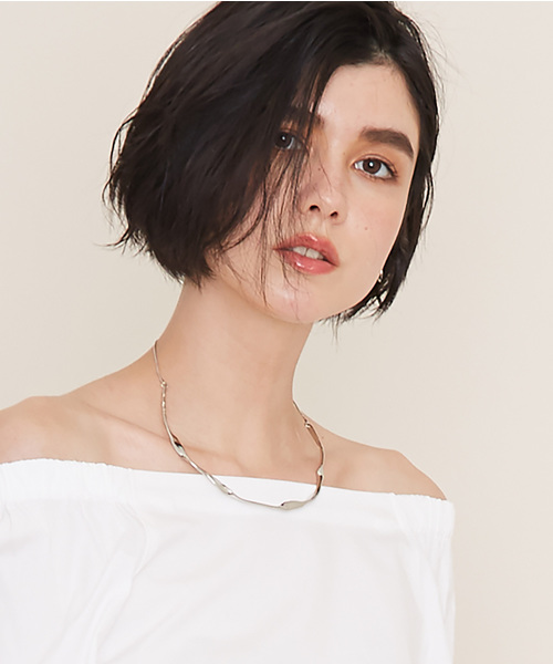 STUDIOUS(ステュディオス)の「【STUDIOUS】ツイストドロップチョーカー(チョーカー・レディース・シルバー/ゴールド・FREE)」の3枚目の写真