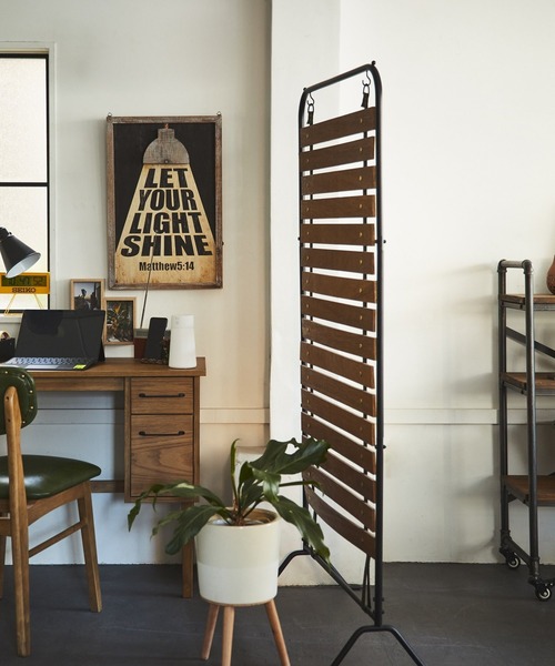 niko and ニコアンド　パーテーション オリジナルウッド&アイアンパーテーション（家具）｜niko and