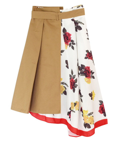Ameri（アメリ）の「MEDI TRENCH PRINT SKIRT（スカート）」 - WEAR 