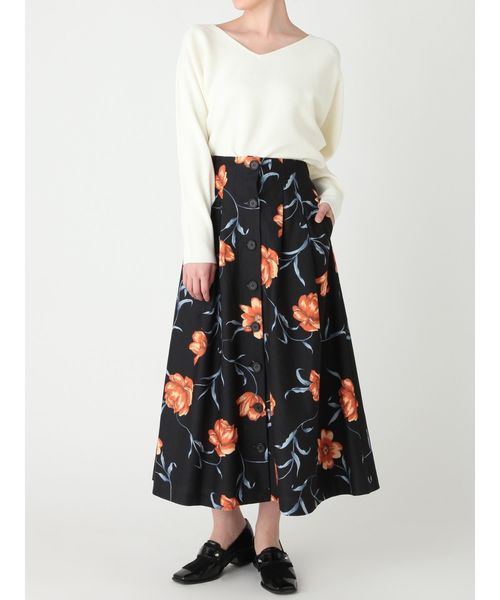 MURUA（ムルーア）の「コーデュロイフレアスカート（スカート・レディース・パープル/その他/その他1・1/2）」の5枚目の写真