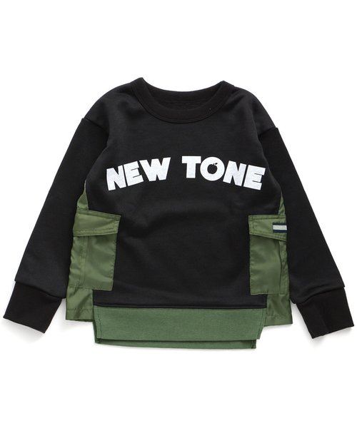 BREEZE（ブリーズ）の「ネット限定 ドッキングポケット付きトレーナー（スウェット・キッズ・ブラック/グレー・90/100/110/120/80/130/95/140）」の5枚目の写真