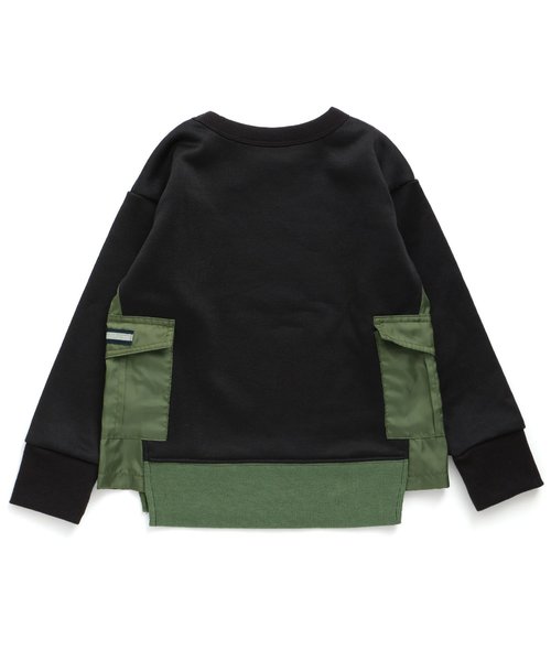 BREEZE（ブリーズ）の「ネット限定 ドッキングポケット付きトレーナー（スウェット・キッズ・ブラック/グレー・90/100/110/120/80/130/95/140）」の9枚目の写真