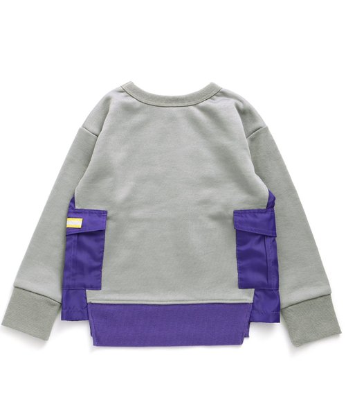 BREEZE（ブリーズ）の「ネット限定 ドッキングポケット付きトレーナー（スウェット・キッズ・ブラック/グレー・90/100/110/120/80/130/95/140）」の10枚目の写真