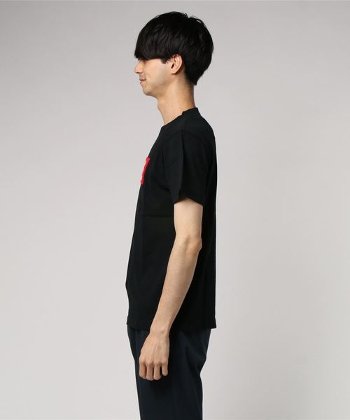 Request(リクエスト)の「【REQUEST】TEE サガラ刺繍 SQUARE(Tシャツ/カットソー・メンズ・ホワイト×レッド/ホワイト×グリーン/ホワイト×ネイビー/ブラック×レッド・2/3)」の5枚目の写真