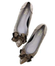 JELLY BEANS | bigリボンバレエシューズ(130-2658)JELLY BEANS(ジェリービーンズ)(バレエシューズ)