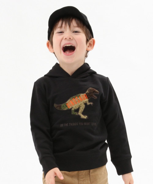 GLOBAL WORK（グローバルワーク）の「【キッズ】プリントスウェットパーカー/797570（パーカー・キッズ・グレー/ブラウン/カーキ/ネイビー/ブラック/グレー系その他6/その他/ホワイト系その他2・SMALL/MEDIUM/LARGE/X-LARGE/XX-LARGE）」の8枚目の写真