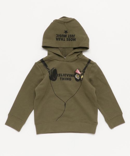 GLOBAL WORK（グローバルワーク）の「【キッズ】プリントスウェットパーカー/797570（パーカー・キッズ・グレー/ブラウン/カーキ/ネイビー/ブラック/グレー系その他6/その他/ホワイト系その他2・SMALL/MEDIUM/LARGE/X-LARGE/XX-LARGE）」の11枚目の写真