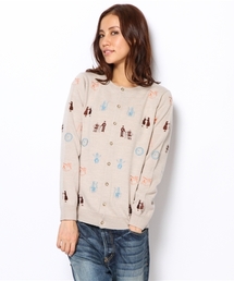 BEAMS BOY | BEAMS BOY / 12ゲージ BOY刺繍カーディガン 13FW(カーディガン/ボレロ)
