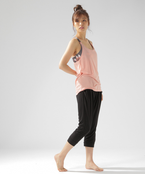 ROXY（ロキシー）の「【ROXY(ロキシー)】SECRET MESSAGE 2 TANK（タンクトップ・レディース・ベビーピンク/グレー・SMALL/X-SMALL）」の3枚目の写真