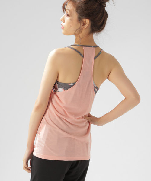 ROXY（ロキシー）の「【ROXY(ロキシー)】SECRET MESSAGE 2 TANK（タンクトップ・レディース・ベビーピンク/グレー・SMALL/X-SMALL）」の17枚目の写真