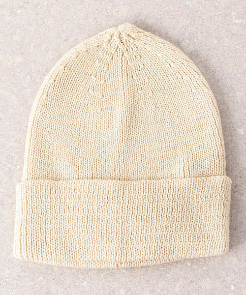 green label relaxing（グリーンレーベルリラクシング）の「SC GLR W/AC リブ ニットキャップ ◆（ニットキャップ/ビーニー・メンズ・ネイビー/オフホワイト/ブラック/ダークブラウン・FREE）」の2枚目の写真