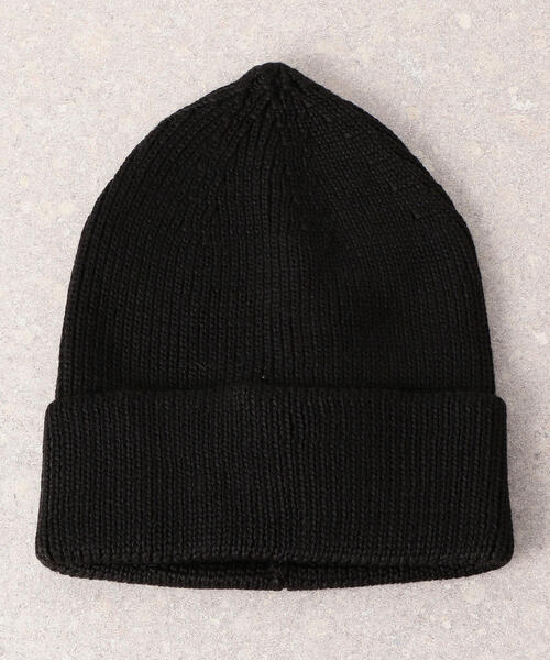 green label relaxing（グリーンレーベルリラクシング）の「SC GLR W/AC リブ ニットキャップ ◆（ニットキャップ/ビーニー・メンズ・ネイビー/オフホワイト/ブラック/ダークブラウン・FREE）」の3枚目の写真