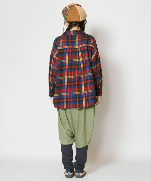 チャイハネ（チャイハネ）の「【チャイハネ】yul 無地バイカラーバルーンパンツ（その他パンツ・レディース・ブラック/カーキ/ワイン・FREE）」の13枚目の写真