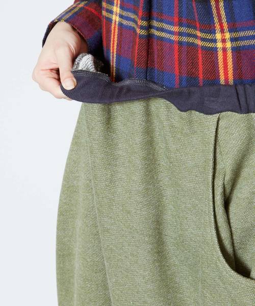 チャイハネ（チャイハネ）の「【チャイハネ】yul 無地バイカラーバルーンパンツ（その他パンツ・レディース・ブラック/カーキ/ワイン・FREE）」の14枚目の写真