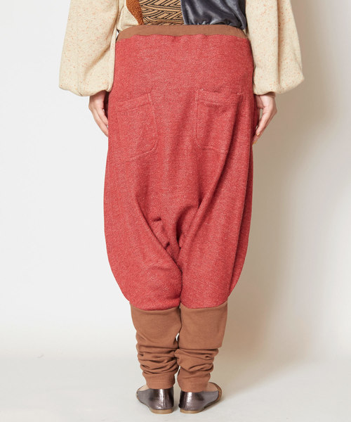 チャイハネ（チャイハネ）の「【チャイハネ】yul 無地バイカラーバルーンパンツ（その他パンツ・レディース・ブラック/カーキ/ワイン・FREE）」の19枚目の写真