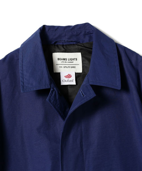 BEAMS LIGHTS(ビームスライツ)の「BEAMS LIGHTS / OUTLAST 撥水 ステンカラーコート(ステンカラーコート・メンズ・ベージュ/オレンジ/ブルー・SMALL/MEDIUM/LARGE)」の11枚目の写真