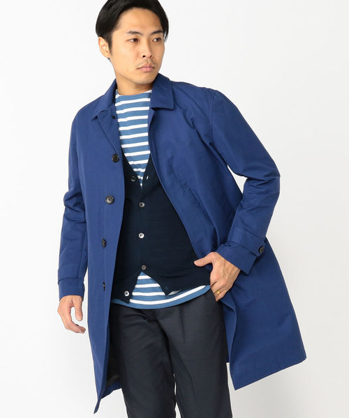 BEAMS LIGHTS(ビームスライツ)の「BEAMS LIGHTS / OUTLAST 撥水 ステンカラーコート(ステンカラーコート・メンズ・ベージュ/オレンジ/ブルー・SMALL/MEDIUM/LARGE)」の3枚目の写真