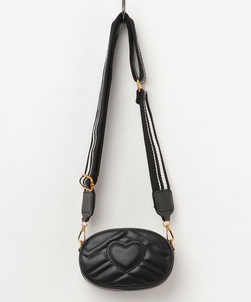 SVEC（シュベック）の「Heart Quilting Mini Shoulder Bag / ハート キルティング ミニ ショルダー バッグ（ショルダーバッグ）」 WEAR