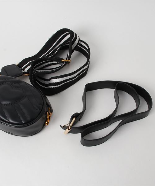 SVEC（シュベック）の「Heart Quilting Mini Shoulder Bag / ハート キルティング ミニ ショルダー バッグ（ショルダーバッグ）」 WEAR