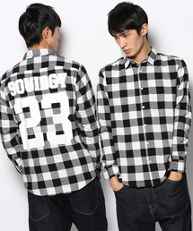 WEGO | WEGO/ナンバリングチェックシャツ(シャツ/ブラウス)