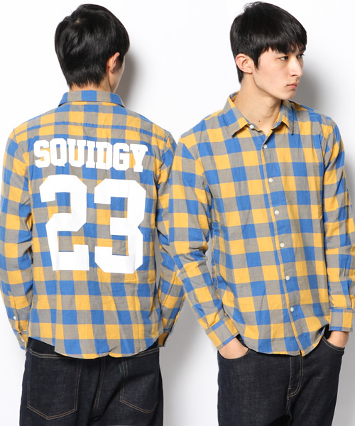 WEGO(ウィゴー)の「WEGO/ナンバリングチェックシャツ(シャツ/ブラウス・メンズ・レッド系その他/ホワイト系その他/グリーン/イエロー・MEDIUM/LARGE)」の3枚目の写真