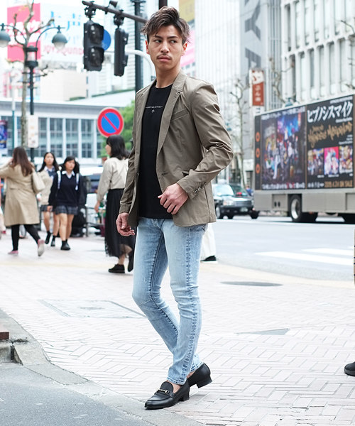 GOSTAR DE FUGA(ゴスタール ジフーガ)の「ストレッチスキニ―デニムパンツ(デニムパンツ・メンズ・ライトブルー/ブルー・S/M/L)」の3枚目の写真