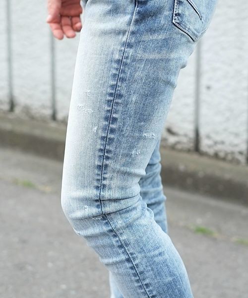 GOSTAR DE FUGA(ゴスタール ジフーガ)の「ストレッチスキニ―デニムパンツ(デニムパンツ・メンズ・ライトブルー/ブルー・S/M/L)」の10枚目の写真