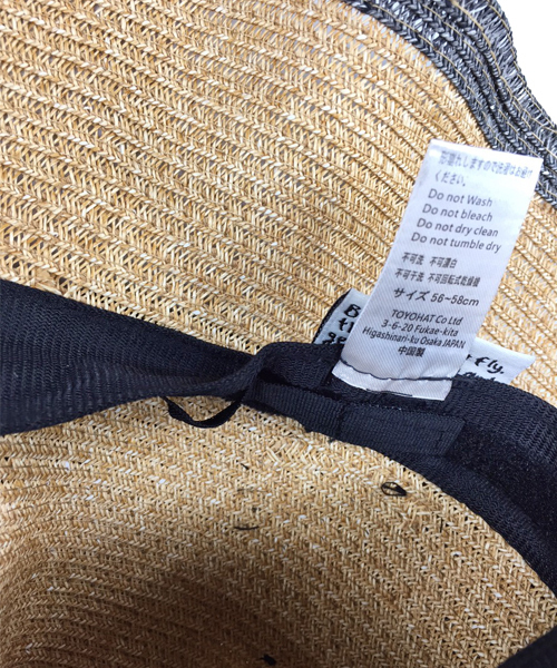 polcadot(ポルカドット)の「チャーム付 ふちライン ペーパーハット/ペーパーキャペリン(ハット・レディース・アイボリー/ブラック/ベージュ・FREE)」の9枚目の写真