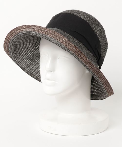 polcadot(ポルカドット)の「チャーム付 ふちライン ペーパーハット/ペーパーキャペリン(ハット・レディース・アイボリー/ブラック/ベージュ・FREE)」の14枚目の写真