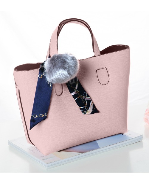 Amulet（アミュレット）の「3wayショルダーハンドバッグ（ショルダーバッグ・レディース・ブラック/グレー/ワインレッド/ブラウン/ネイビー/ベージュ/ピンク/ブルー/イエロー/ブラウン系その他/グリーン・ONESIZE）」の10枚目の写真