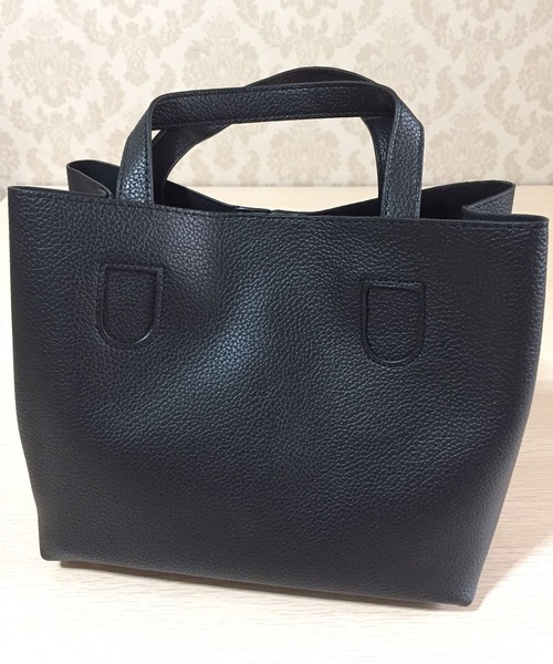 Amulet（アミュレット）の「3wayショルダーハンドバッグ（ショルダーバッグ・レディース・ブラック/グレー/ワインレッド/ブラウン/ネイビー/ベージュ/ピンク/ブルー/イエロー/ブラウン系その他/グリーン・ONESIZE）」の20枚目の写真